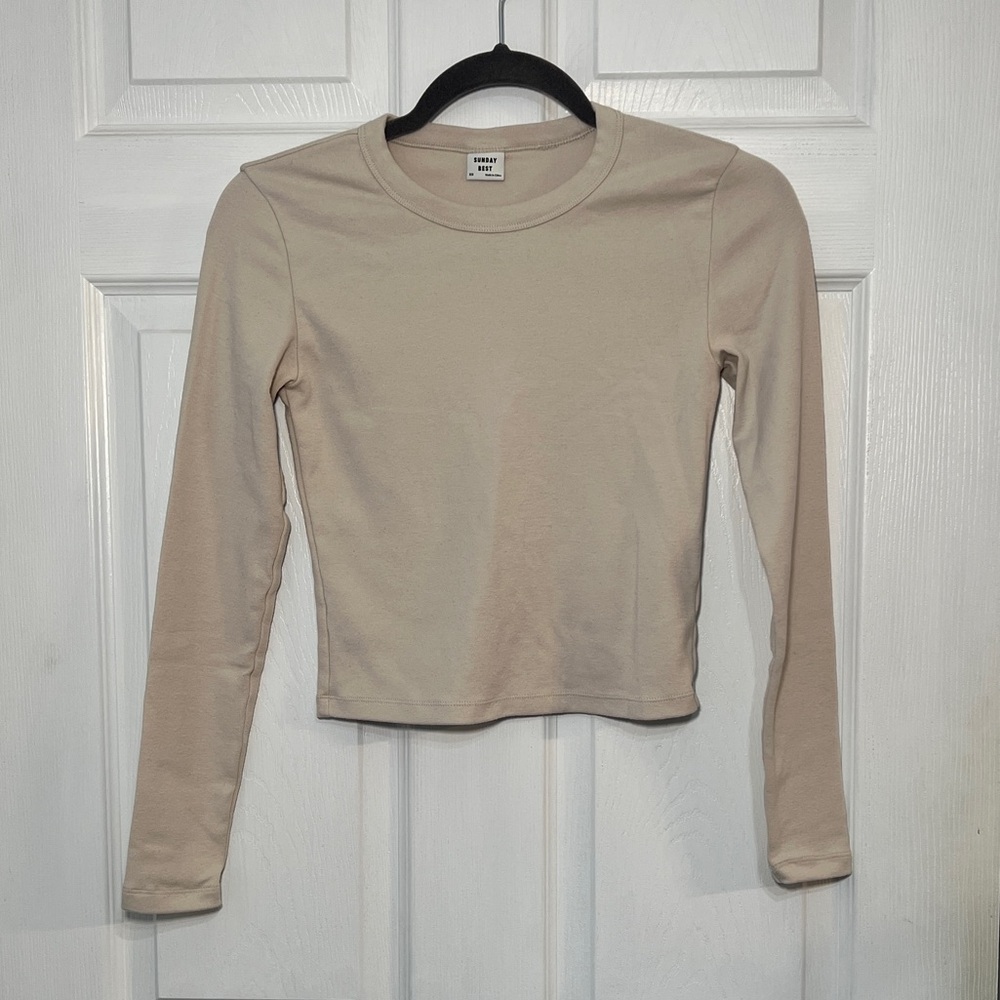 Sunday Best Cream Long Sleeve Shirt